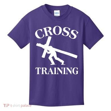 Funny Religous Cross Training Kids T-Shirt