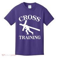 Funny Religous Cross Training Kids T-Shirt thumb 0