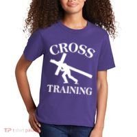 Funny Religous Cross Training Kids T-Shirt thumb 2