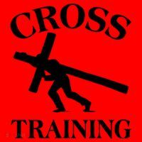 Funny Religous Cross Training Santa Hat thumb 1
