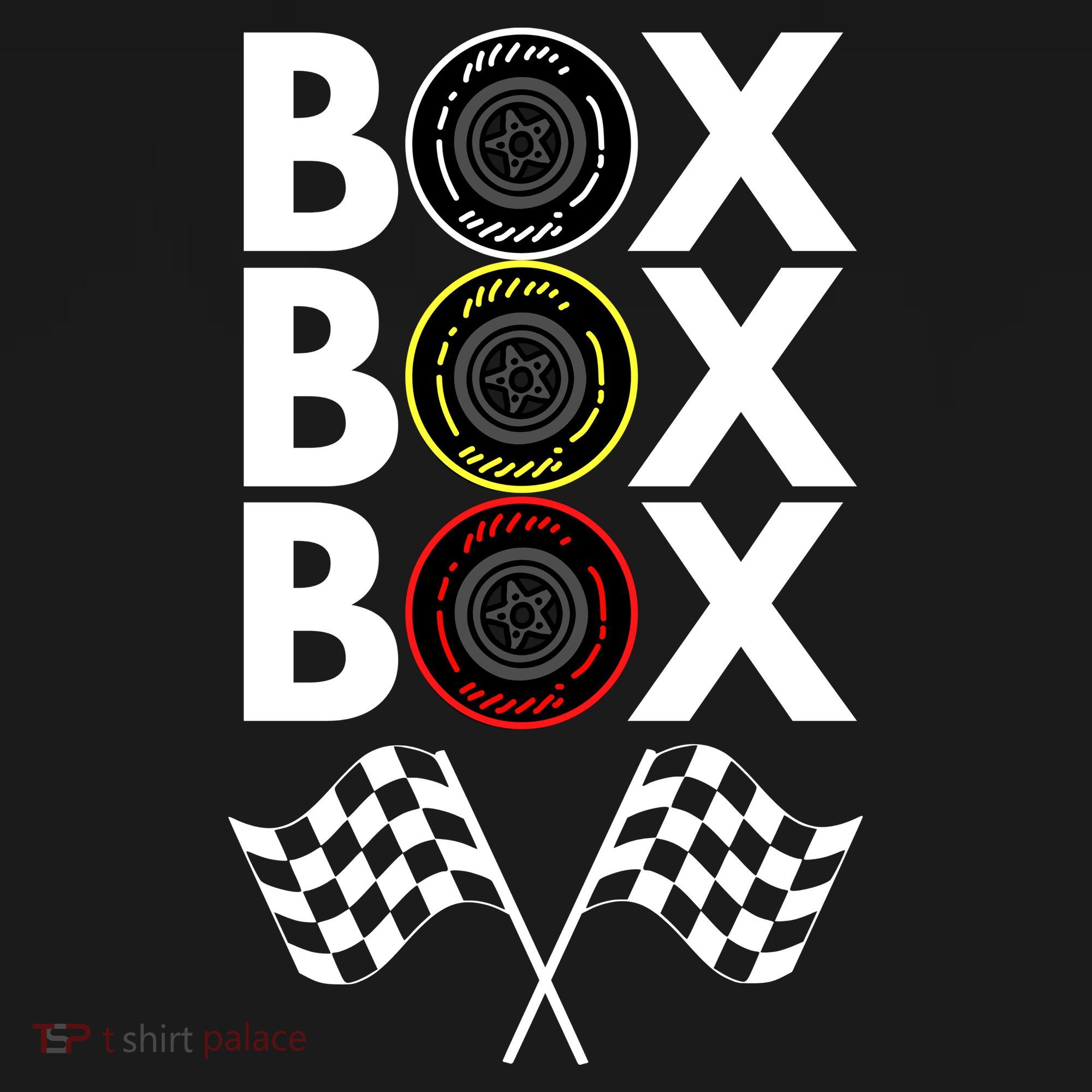 Formula Racing Car, Box Box Box Radio Call To PitBox Car Race Ornament