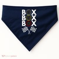 Formula Racing Car, Box Box Box Radio Call To PitBox Car Race USA-Made Doggie Bandana thumb 0