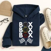 Formula Racing Car, Box Box Box Radio Call To PitBox Car Race Hoodie thumb 4