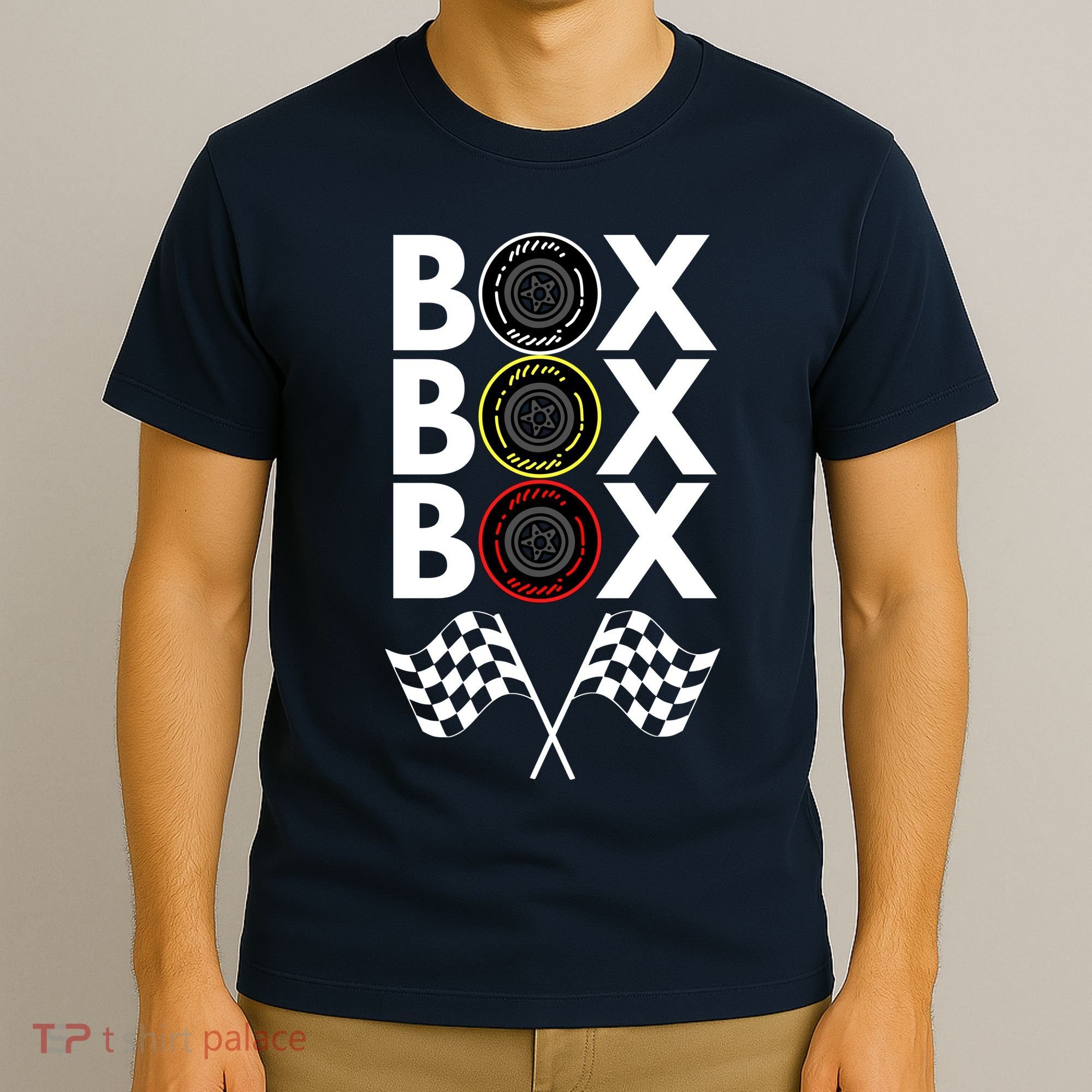 Formula Racing Car, Box Box Box Radio Call To PitBox Car Race T-Shirt