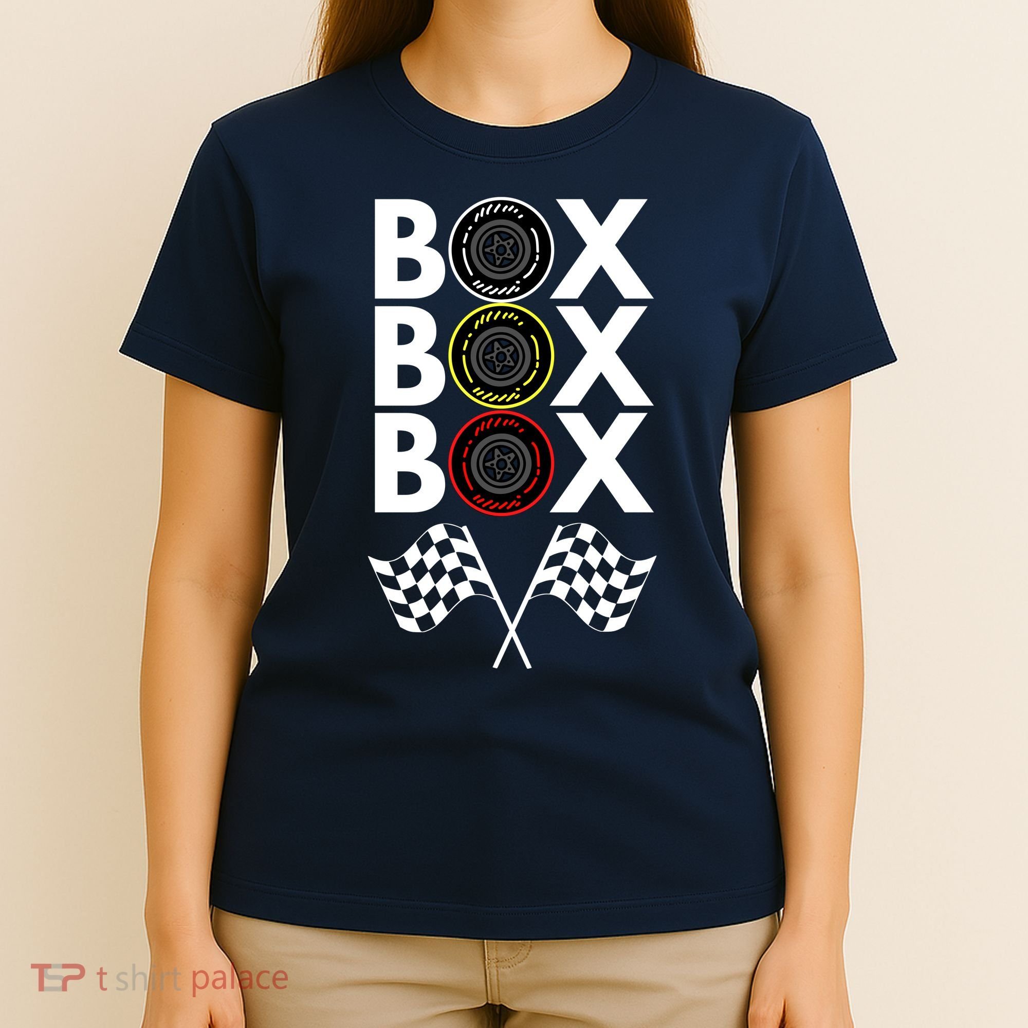 Formula Racing Car, Box Box Box Radio Call To PitBox Car Race T-Shirt
