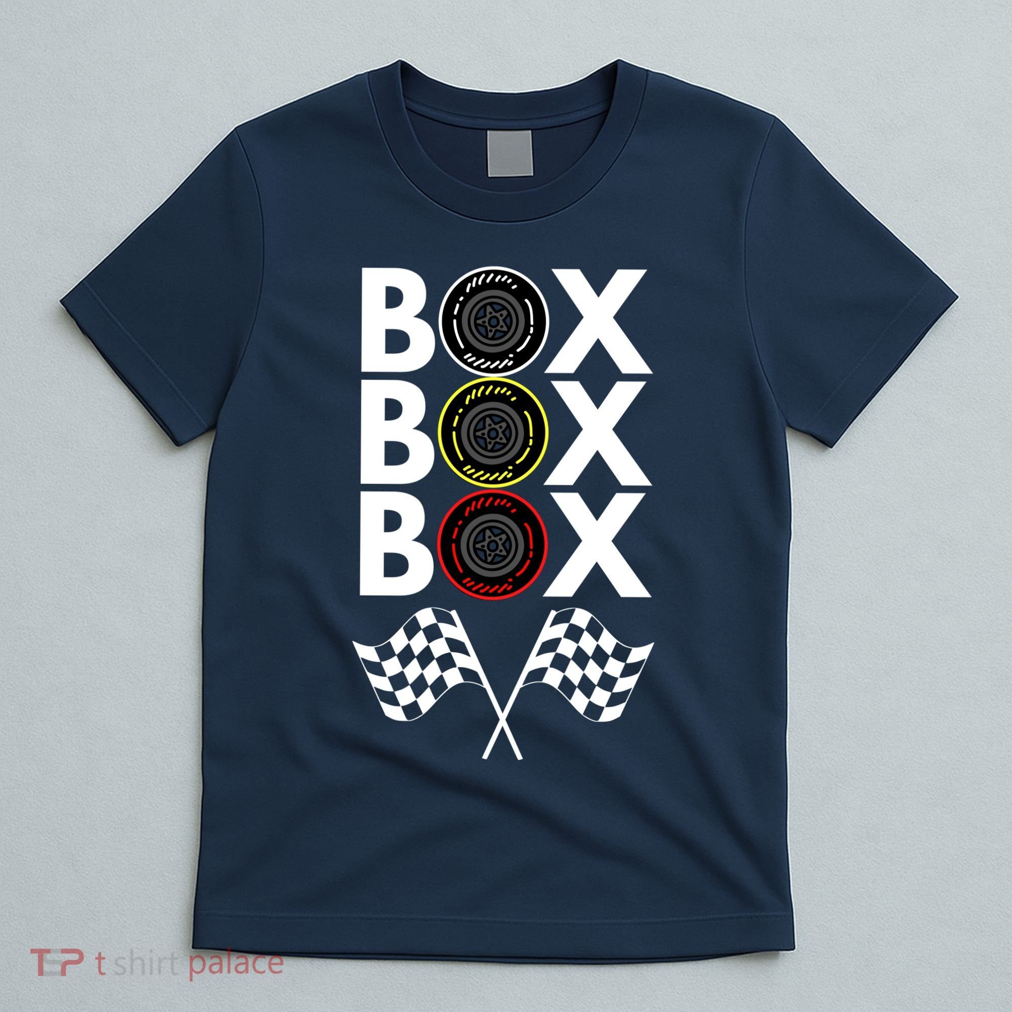 Formula Racing Car, Box Box Box Radio Call To PitBox Car Race T-Shirt