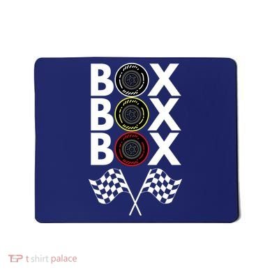 Formula Racing Car, Box Box Box Radio Call To PitBox Car Race Mousepad