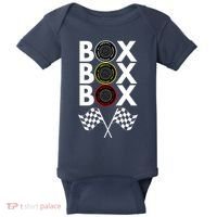Formula Racing Car, Box Box Box Radio Call To PitBox Car Race Baby Bodysuit thumb 0