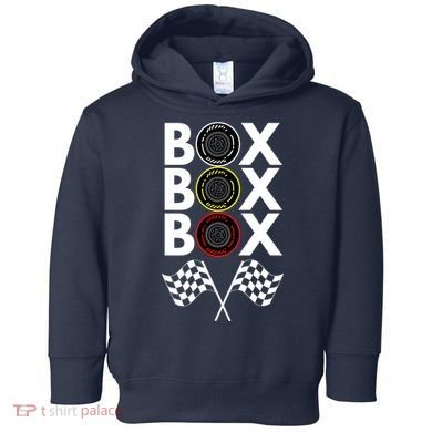 Formula Racing Car, Box Box Box Radio Call To PitBox Car Race Toddler Hoodie
