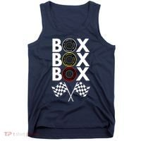 Formula Racing Car, Box Box Box Radio Call To PitBox Car Race Tank Top thumb 0