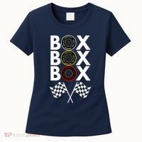 Formula Racing Car, Box Box Box Radio Call To PitBox Car Race Women's T-Shirt thumb 0
