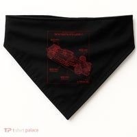 Formula Race Car Specifications Team Racing Fan Engineering USA-Made Doggie Bandana thumb 0
