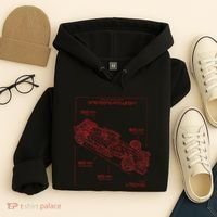 Formula Race Car Specifications Team Racing Fan Engineering Hoodie thumb 4