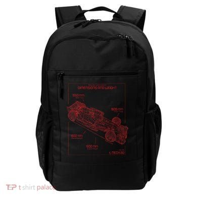 Formula Race Car Specifications Team Racing Fan Engineering Backpack