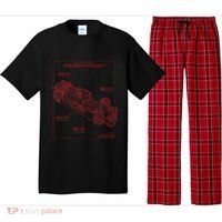 Formula Race Car Specifications Team Racing Fan Engineering Pajama Set thumb 0