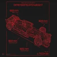 Formula Race Car Specifications Team Racing Fan Engineering Women's T-Shirt thumb 6