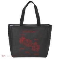 Formula Race Car Specifications Team Racing Fan Engineering Tote Bag thumb 0