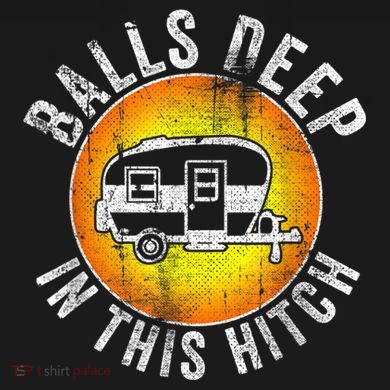 Funny RV Camper. Balls Deep In This Hitch Infant Fleece One Piece