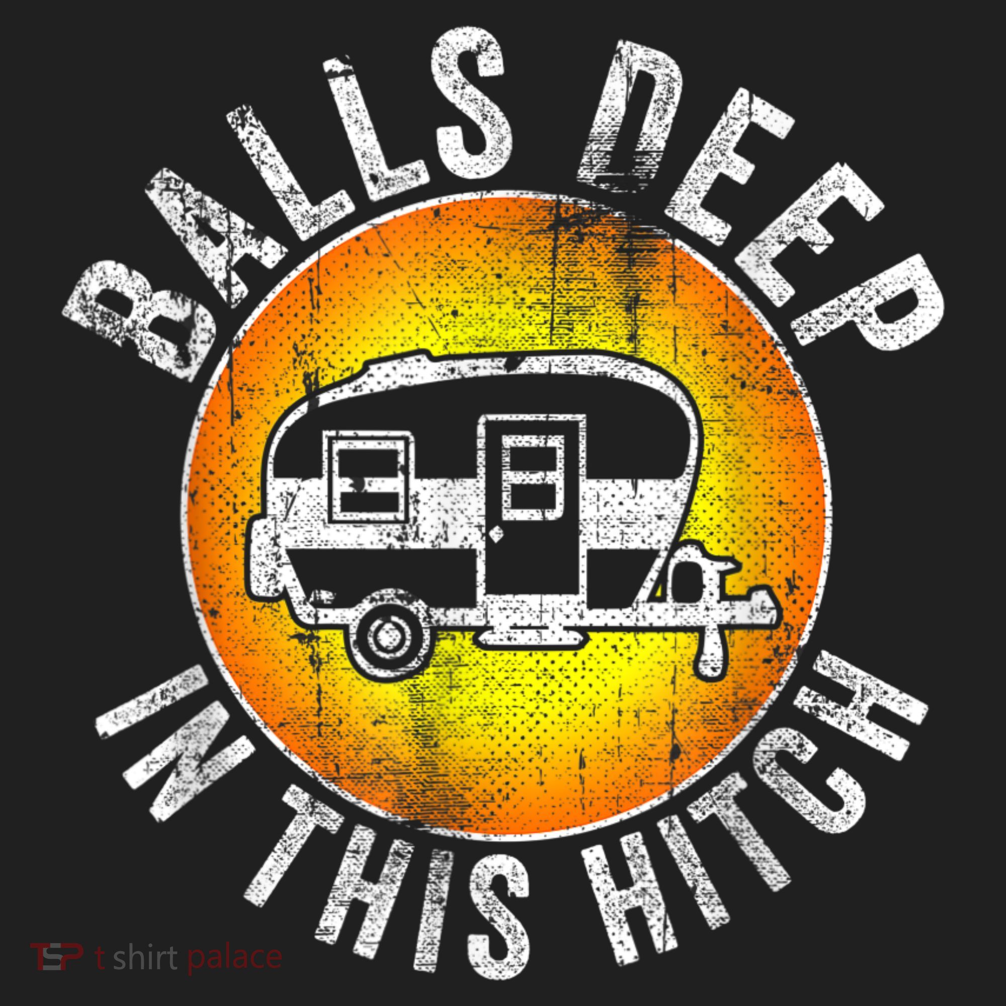 Funny RV Camper. Balls Deep In This Hitch Tumbler