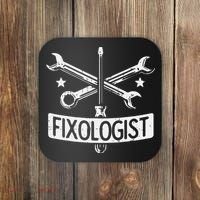 Fixologist Repair Car Technician Auto Mechanic Garage Coaster thumb 0
