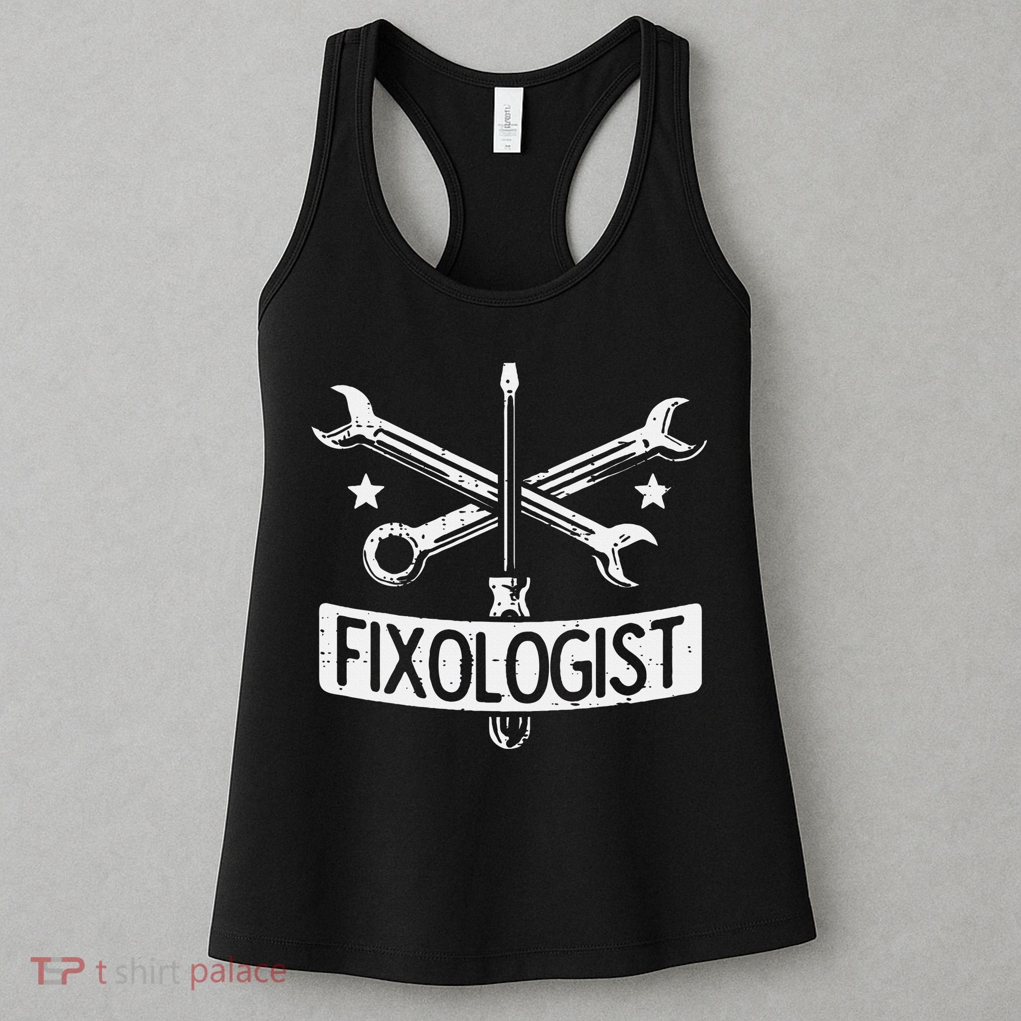 Fixologist Repair Car Technician Auto Mechanic Garage Women's Tank Top