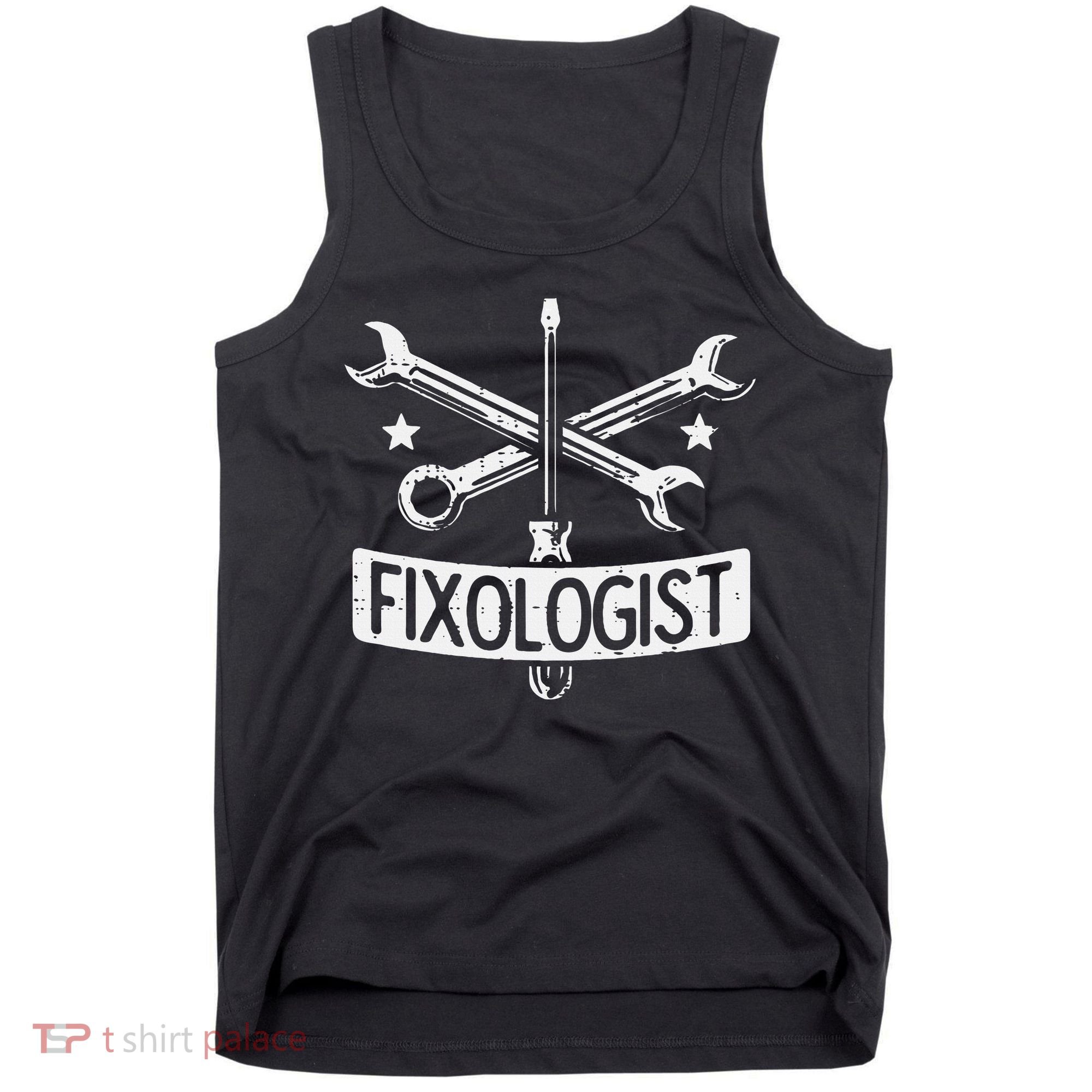 Fixologist Repair Car Technician Auto Mechanic Garage Tank Top