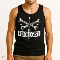 Fixologist Repair Car Technician Auto Mechanic Garage Tank Top thumb 3