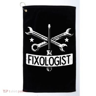 Fixologist Repair Car Technician Auto Mechanic Garage Golf Towel