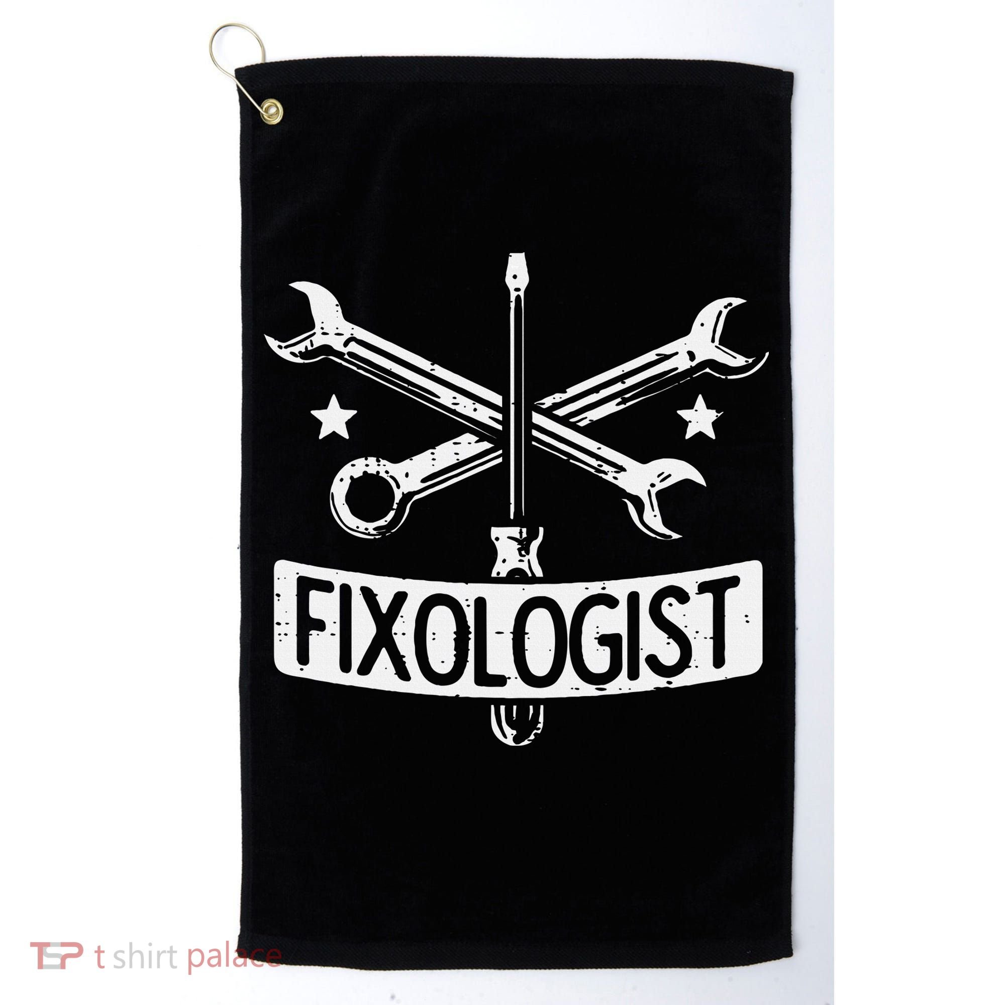 Fixologist Repair Car Technician Auto Mechanic Garage Golf Towel