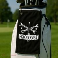 Fixologist Repair Car Technician Auto Mechanic Garage Golf Towel thumb 2