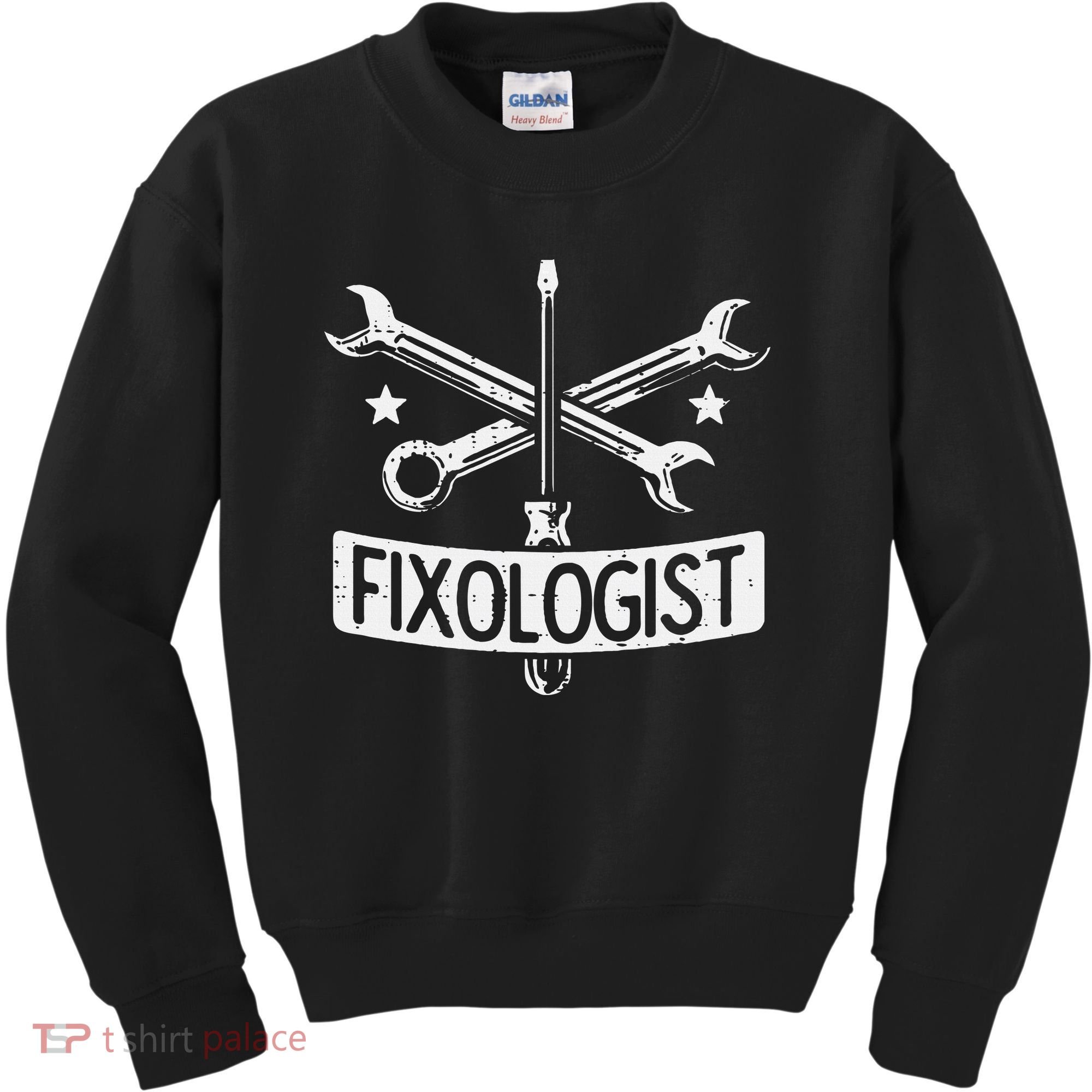 Fixologist Repair Car Technician Auto Mechanic Garage Kids Sweatshirt