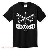 Fixologist Repair Car Technician Auto Mechanic Garage Kids T-Shirt thumb 0
