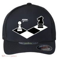 Funny Retro Chess Gift Chess-Player Flexfit Unipanel Trucker Cap thumb 0