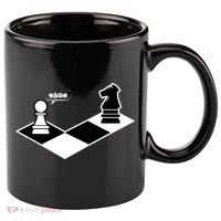 Funny Retro Chess Gift Chess-Player 11oz C Handle Ceramic Mug thumb 0