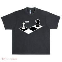 Funny Retro Chess Gift Chess-Player Urban Oversized Heavyweight T-Shirt thumb 0