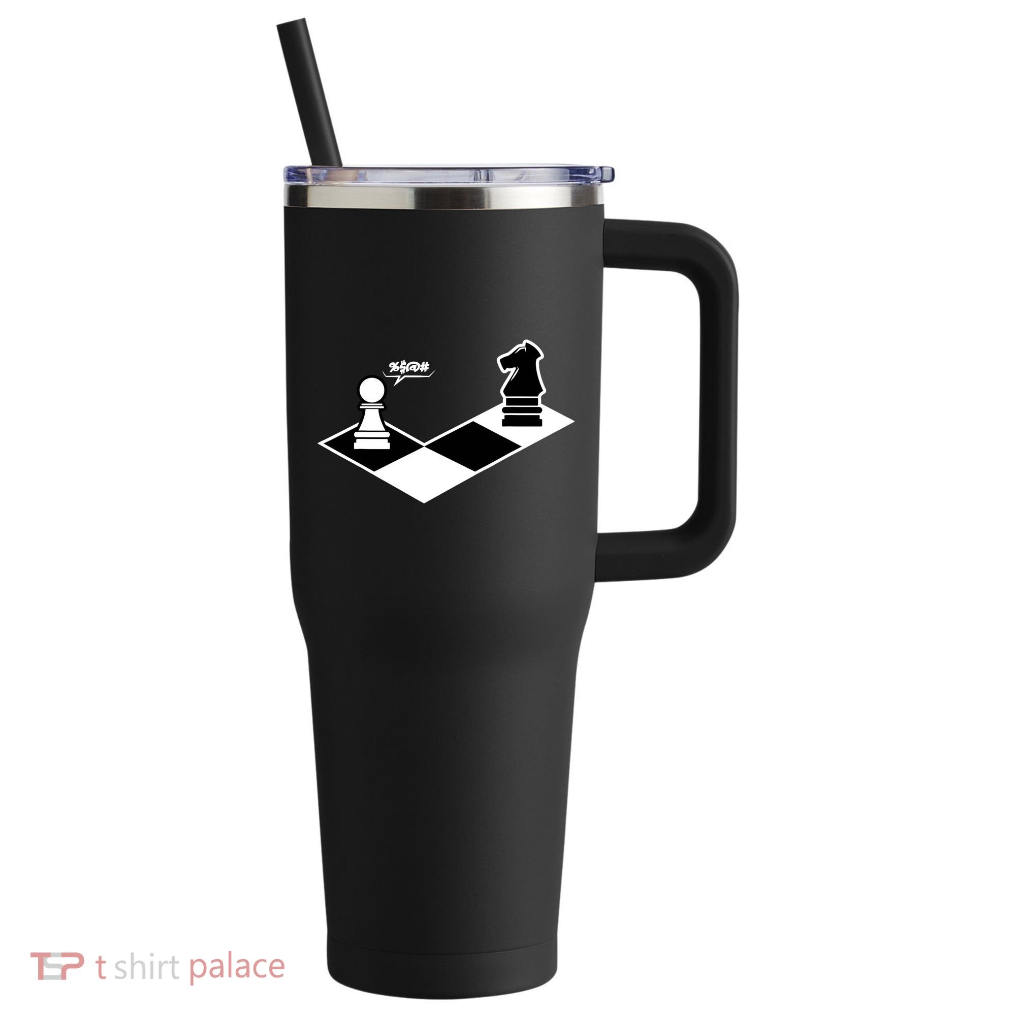 Funny Retro Chess Gift Chess-Player 40oz Vacuum Insulated Stainless Steel Travel Tumbler
