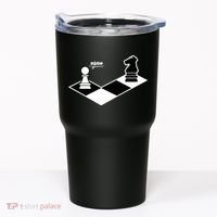 Funny Retro Chess Gift Chess-Player Tumbler thumb 0