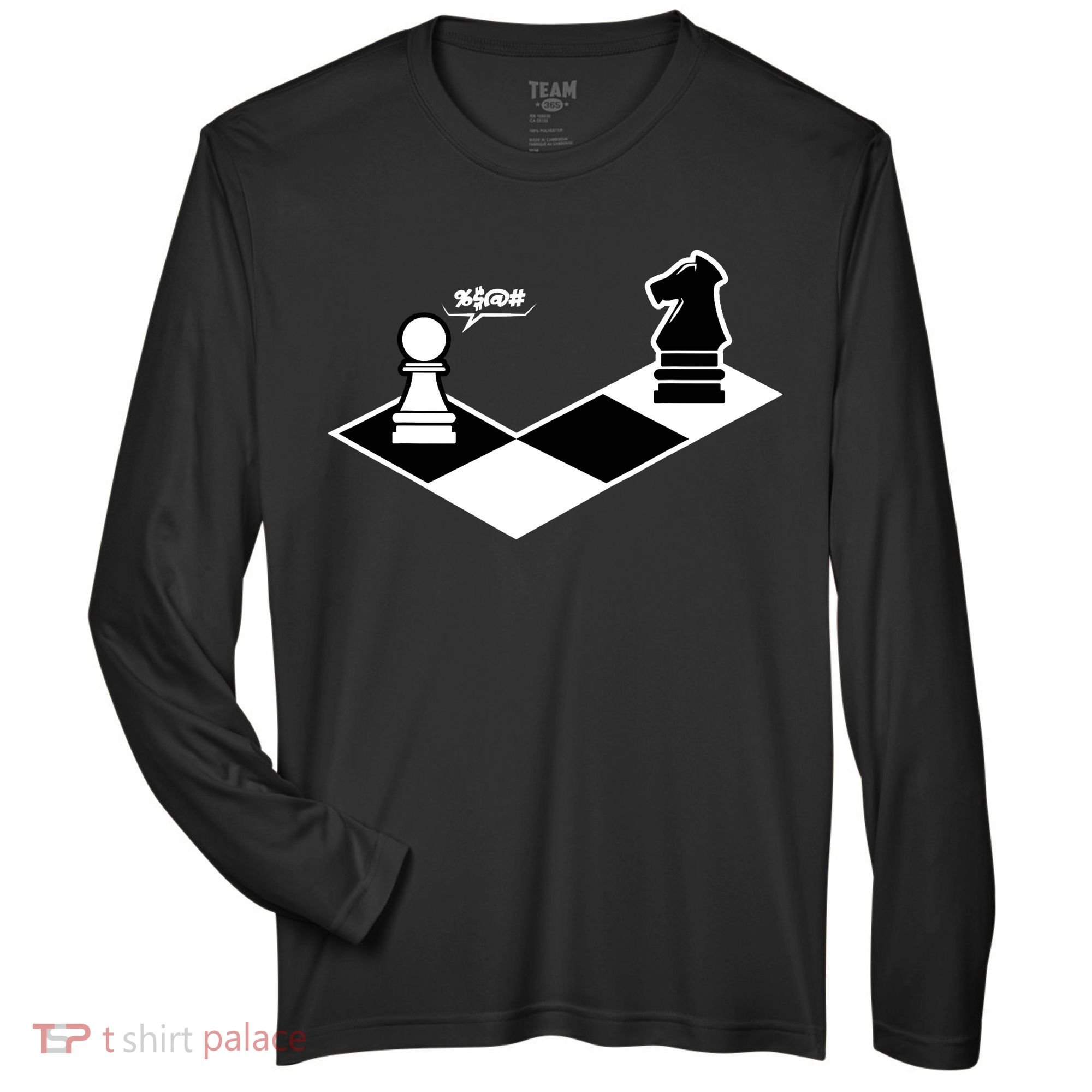Funny Retro Chess Gift Chess-Player Zone Performance Long-Sleeve T-Shirt