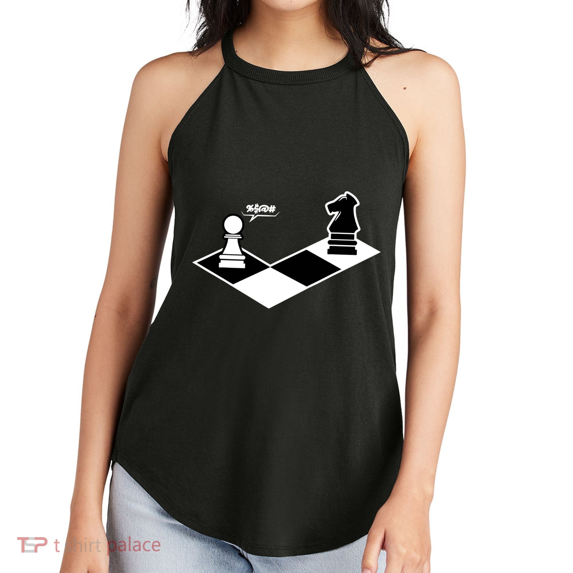 Funny Retro Chess Gift Chess-Player Women's Perfect Tri Rocker Tank