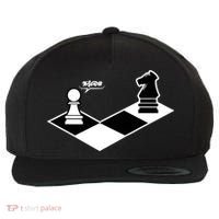 Funny Retro Chess Gift Chess-Player Wool Snapback Cap thumb 0