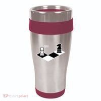 Funny Retro Chess Gift Chess-Player 16oz Travel Tumbler thumb 0