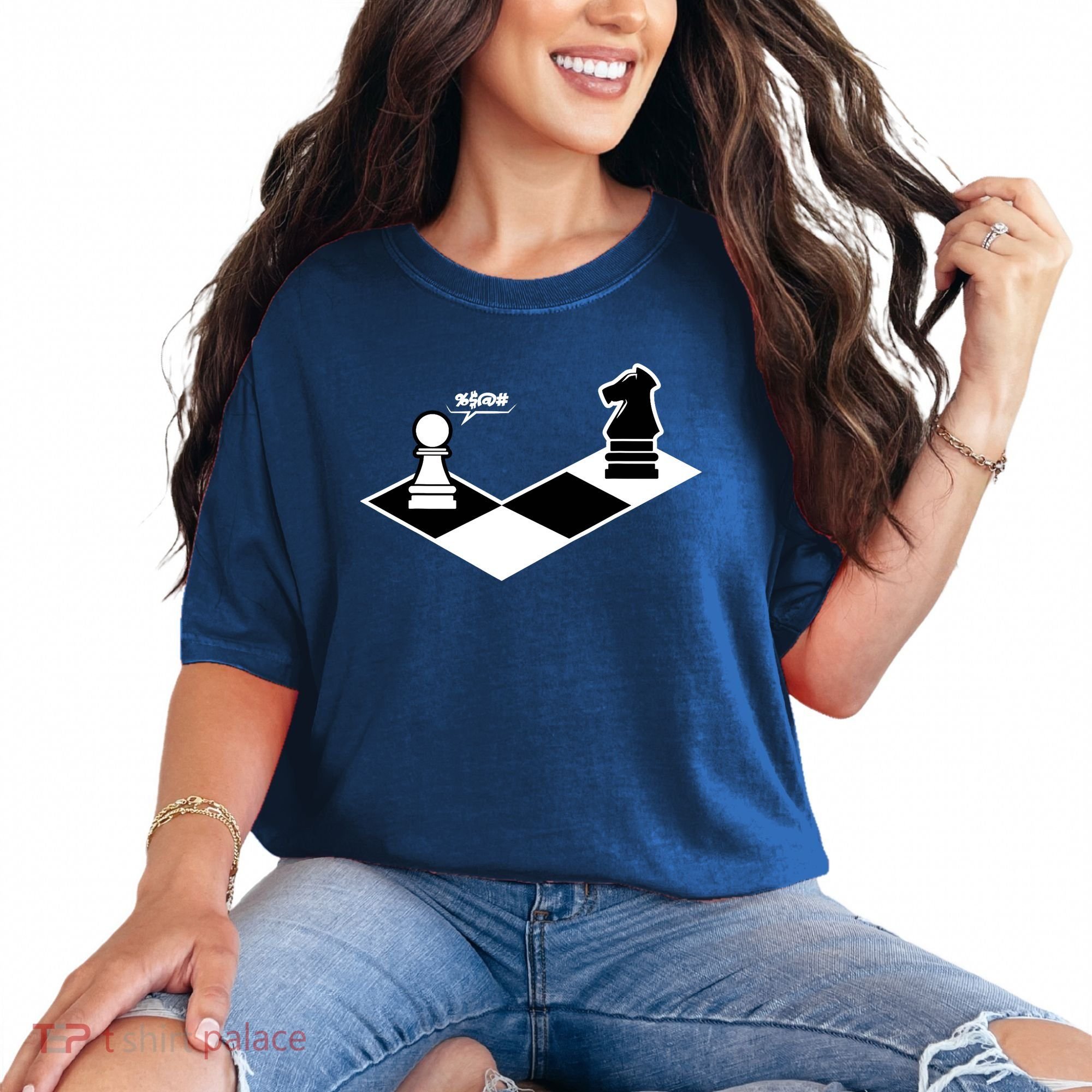 Funny Retro Chess Gift Chess-Player Comfort Colors T-Shirt