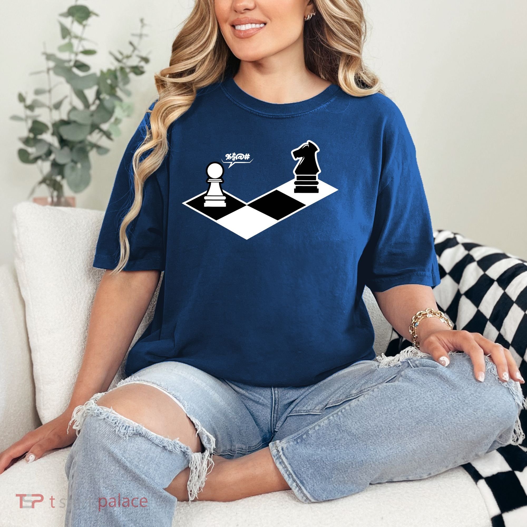 Funny Retro Chess Gift Chess-Player Comfort Colors T-Shirt