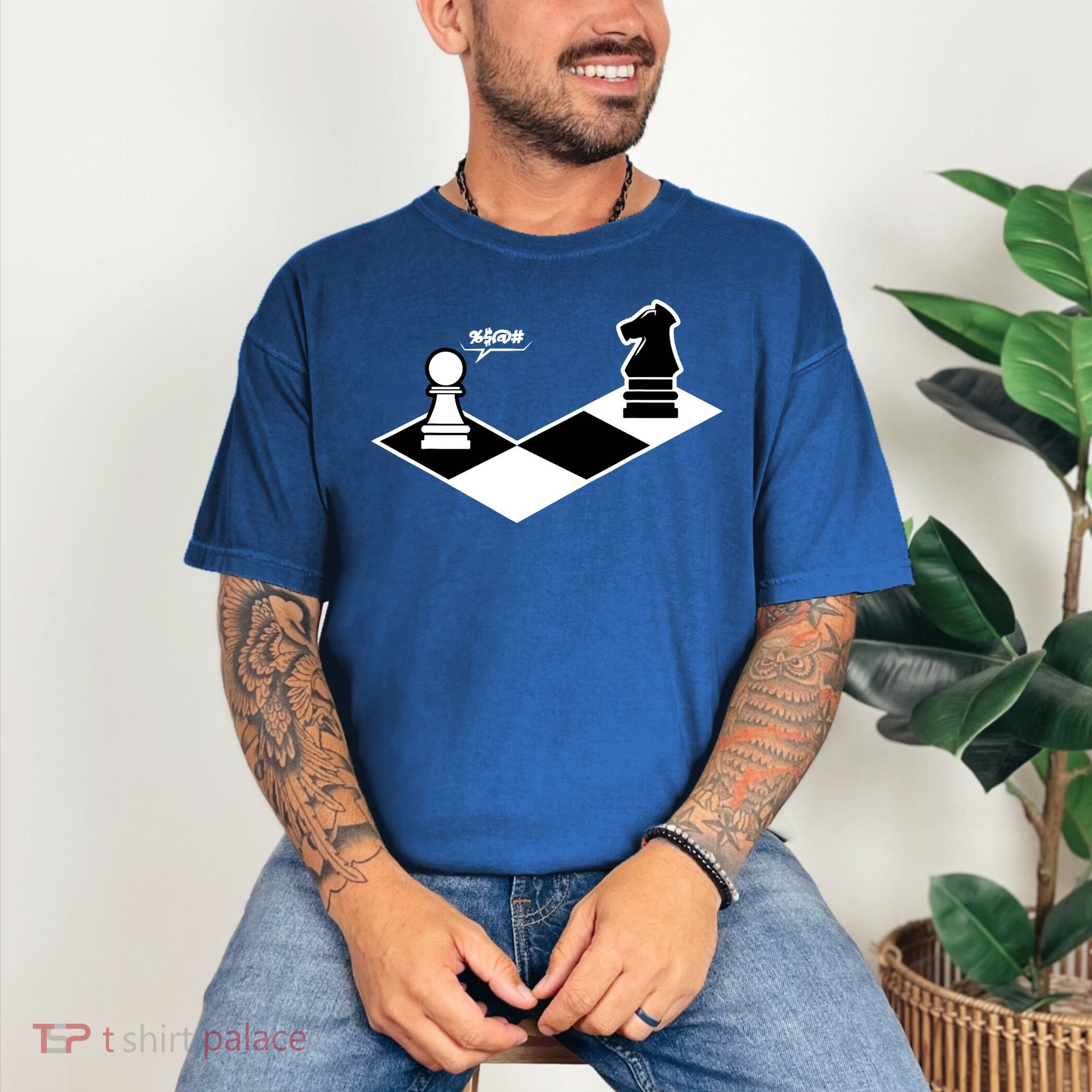 Funny Retro Chess Gift Chess-Player Comfort Colors T-Shirt