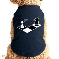 Funny Retro Chess Gift Chess-Player Doggie Tank thumb 0