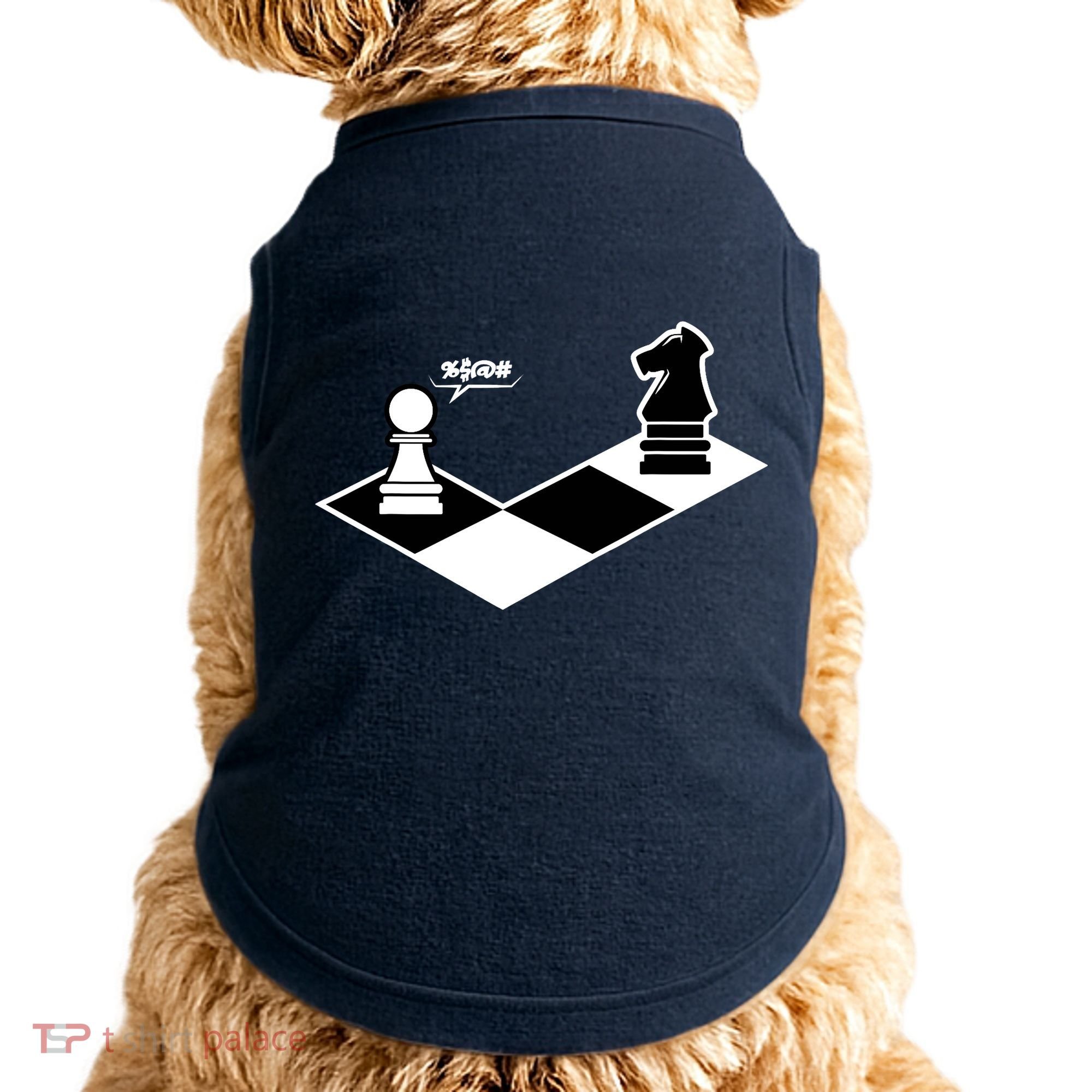 Funny Retro Chess Gift Chess-Player Doggie Tank