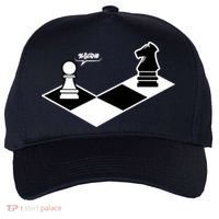 Funny Retro Chess Gift Chess-Player Five-Panel Snapback Cap thumb 0