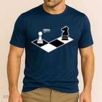 Funny Retro Chess Gift Chess-Player Cooling Performance Crew T-Shirt thumb 2