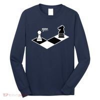 Funny Retro Chess Gift Chess-Player Long Sleeve Shirt thumb 0
