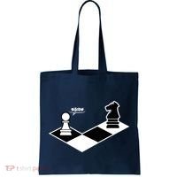Funny Retro Chess Gift Chess-Player Tote Bag thumb 0
